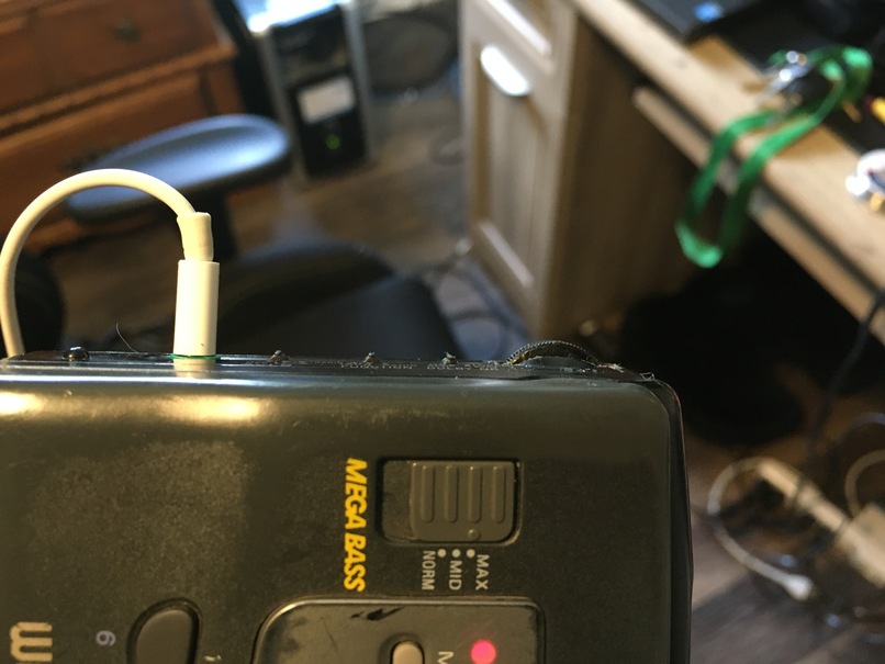 The volume control sticks out a little bit.